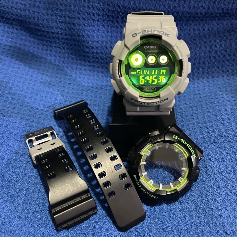 G Shock GD120N with Extra Case Cover and Strap